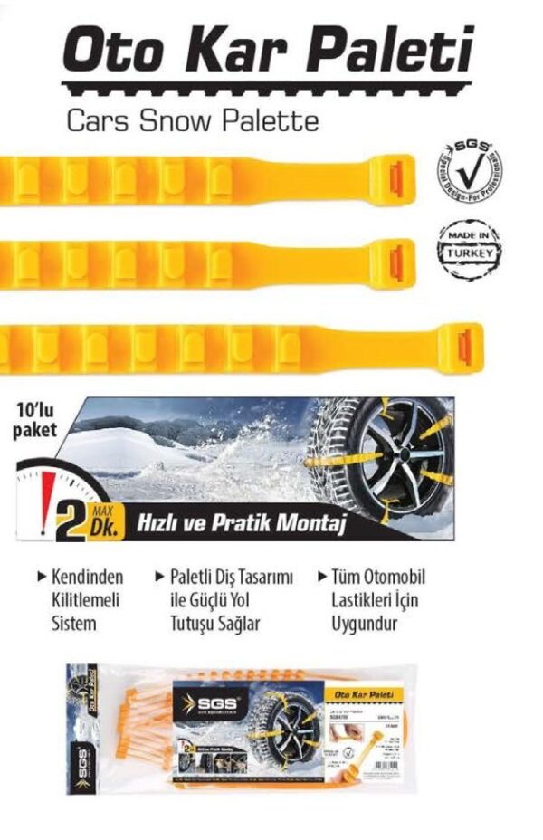 Oto Lastik Kar Paleti 10 Lu