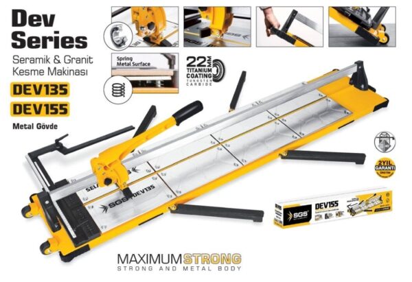 SGS 106 Dev Serisi Seramik & Granit Kesme Makinası 155cm