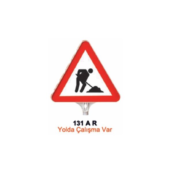 Yolda Çalışma Var Levhası